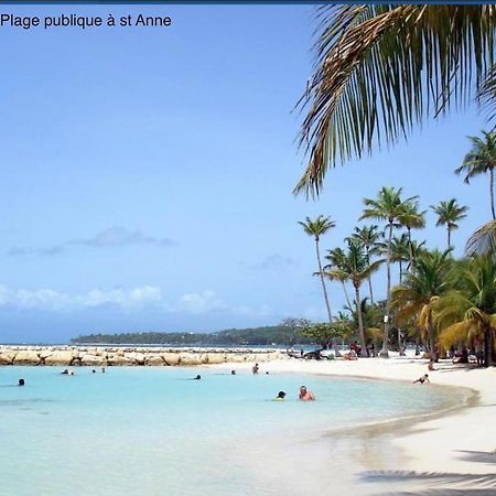 Studio Village Vacances,Vue Mer, Plage A 30M ,Wifi A Sainte Anne Luaran gambar